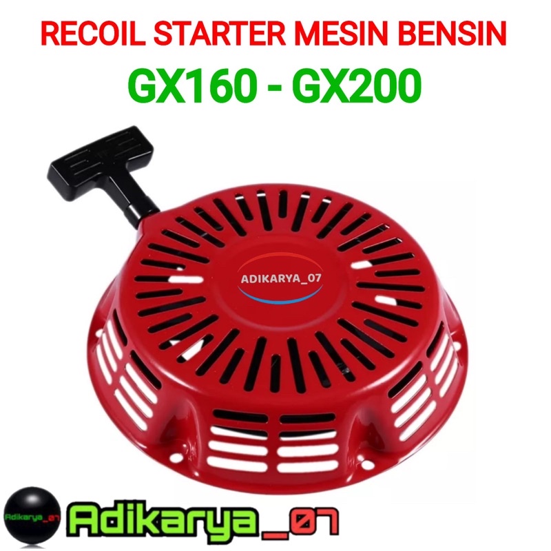 Recoil stater GX160 GX200 tarikan engkol mesin GX160 recoil stater mesin gx 160 recoil stater GX160