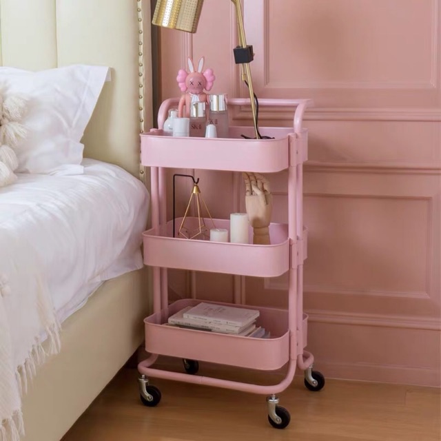 RAK TROLI 3 SUSUN / TROLLEY 3 TIER / RAK SALON DAPUR KAMAR TIDUR MANDI / TROLI SUSUN SERBAGUNA