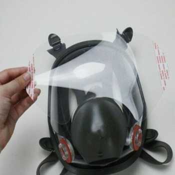 Cover Pelindung Lensa Masker Gas Respirator Anti Gores Dan Pecah  / 3M Lens Cover Pelindung Kaca Lensa Masker Gas Respirator / Lens Cover Lensa 3M Protektor Perlengkapan Keamanan Kerja Lensa Masker Respirator / Perlindung Kaca Masker Gas Murah Tahan Lama