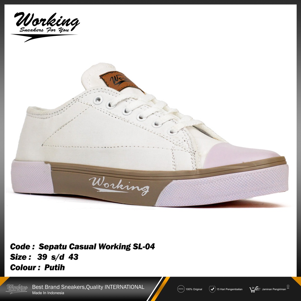 Working Sneakers For You Sepatu Kanvas Pria SL-04