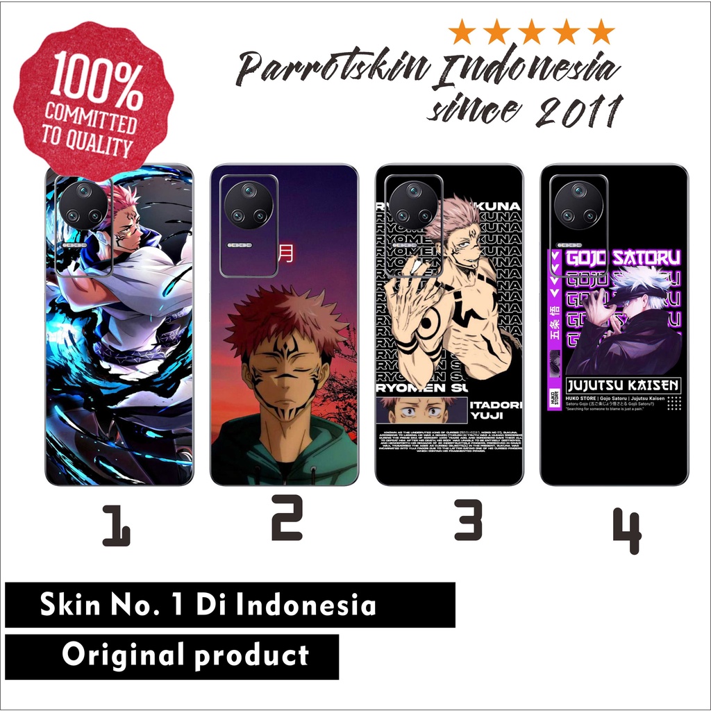 Garskin Skin Xiaomi redmi note MI note 4 5 6 7 8 9 10 11 12 pro lite Jujutsu kaisen