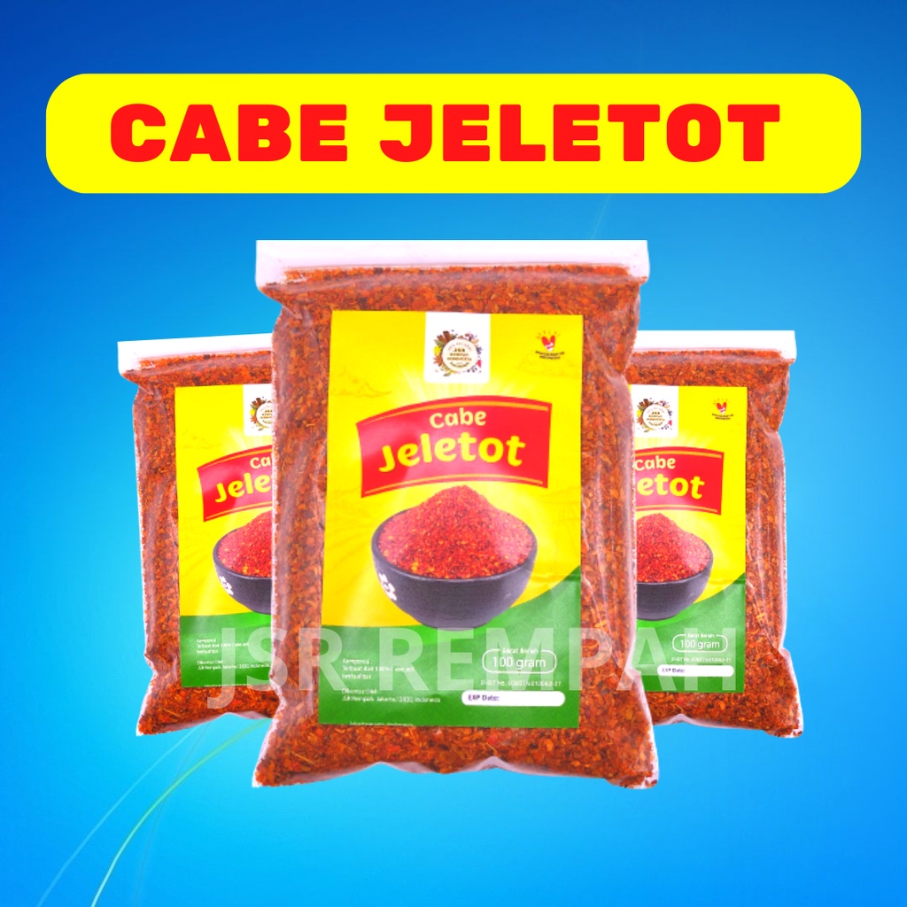 Jsr Rempah Cabe Bubuk Kasar Hot Jeletot 100 Gram