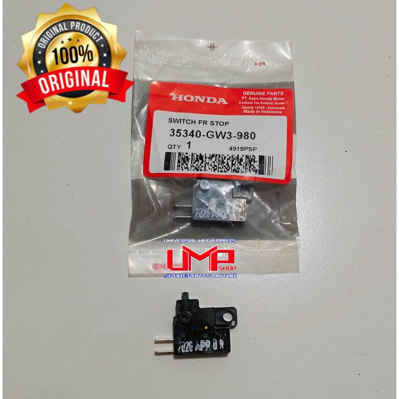 switch rem depan swit rem switch assy front stop supra x, supra x 125, vario, beat, karisma, blade, revo Original