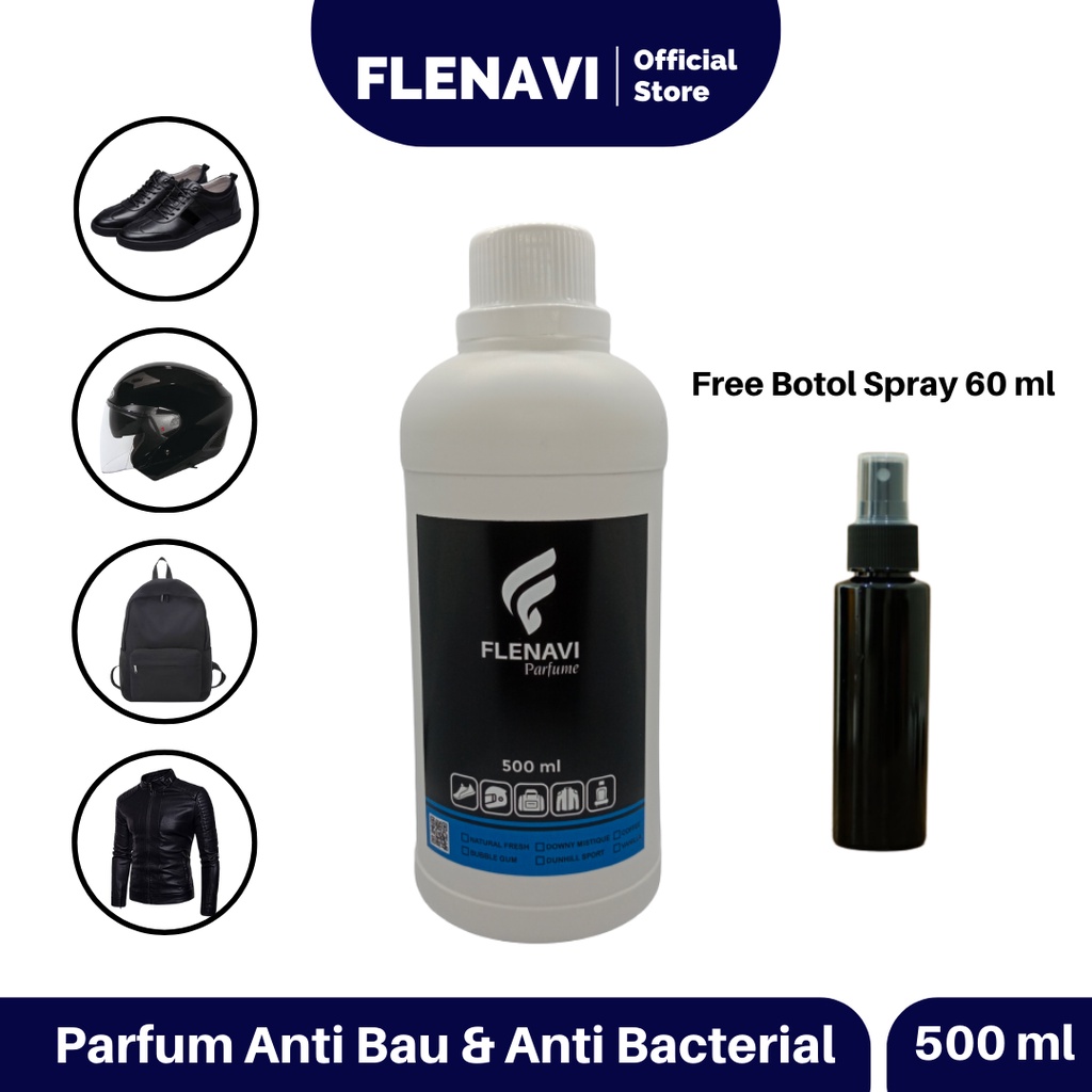 Flenavi - Parfum Sepatu 500ml Bonus Botol Spray Pewangi Sepatu Helm Anti Bau dan Bakteri Murah