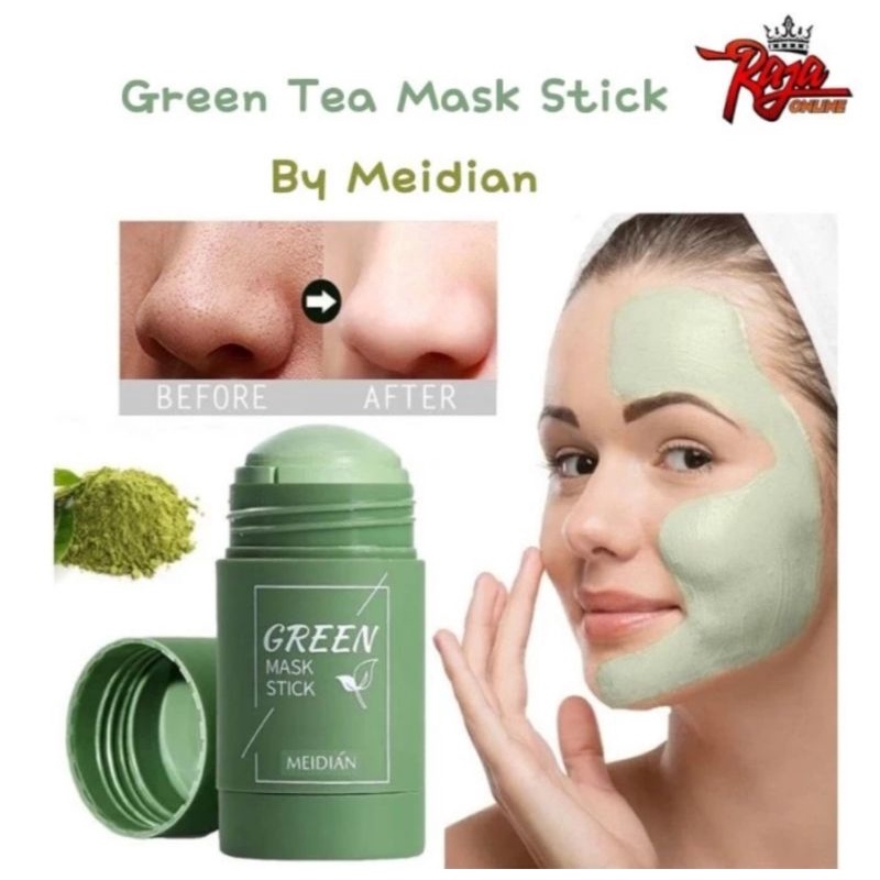 MKJ4 - Green Tea Stick Mask Oil Control Cleansing Mud Mask 40GR