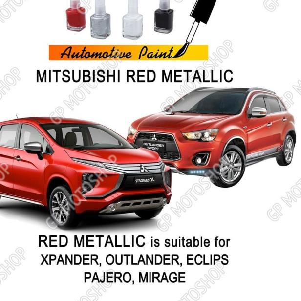 PENGHILANG BARET MOBIL CAT OLES MITSUBISHI RED METALLIC MERAH METALIK