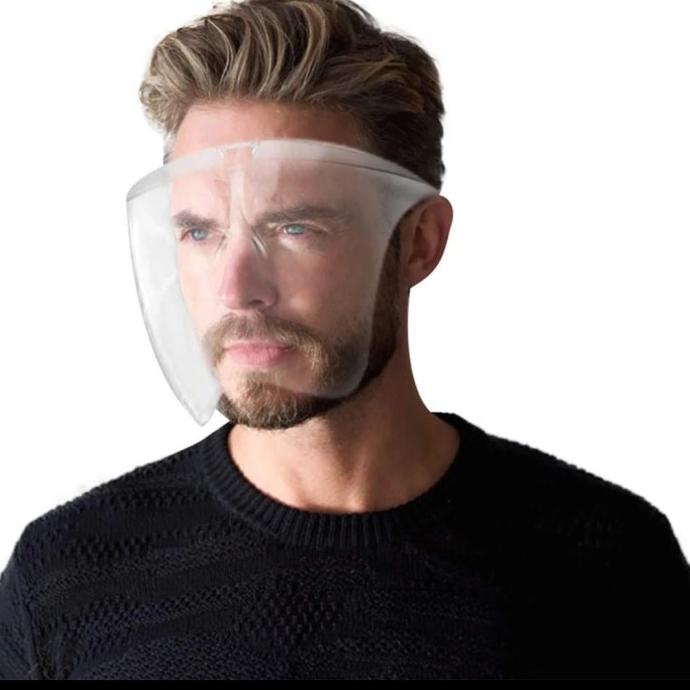 masker transparan anti debu polusi angin / transparent fashion mask