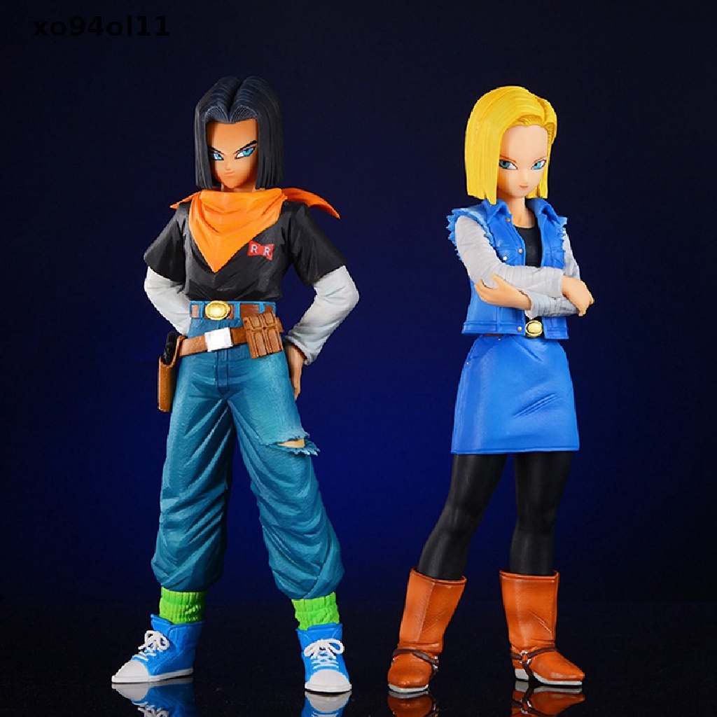 Xo Mainan Action Figure Anime Dragon Ball Z Android 17 18 Bahan PVC Ukuran 24CM Untuk Koleksi