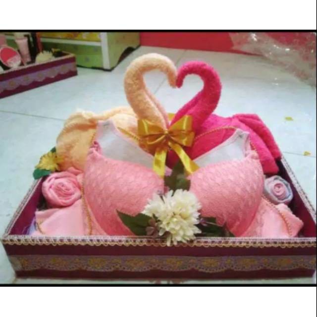 PREMIUM PRODUCT!!! HANTARAN / SESERAHAN NIKAH ISI SET PAKAIAN DALAM WANITA - Paling Diminati