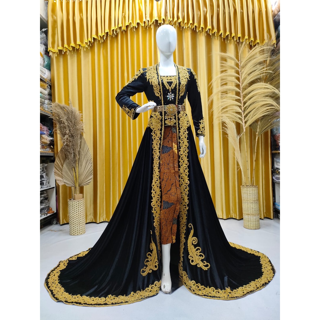 Kebaya pengantin jawa / kebaya bludru modern / kabaya jawa pengantin / bludru pengantin