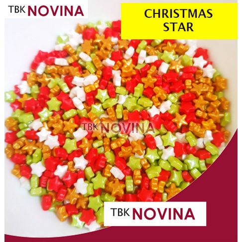 SPRINKLE KUE / TRIMIT HIASAN KUE STAR BINTANG LOVE