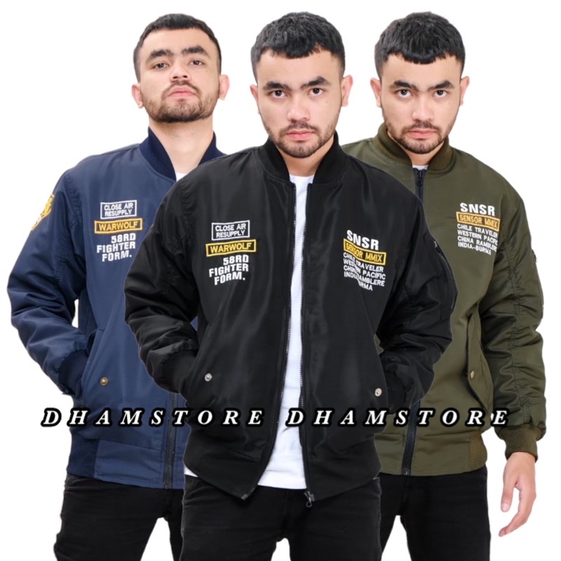 Jaket Bomber Sensor Tiger Jaket Parasut Jaket Outdoor