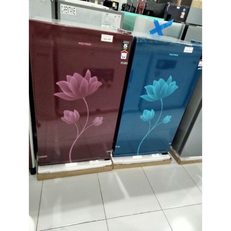 Kulkas 1 pintu Polytron Lemari Es PRB-159 garansi resmi