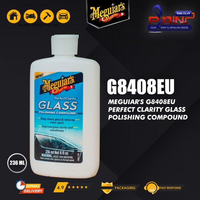 Meguiars Perfect Clarity Glass Polishing Compound REPACK - Paint Colour