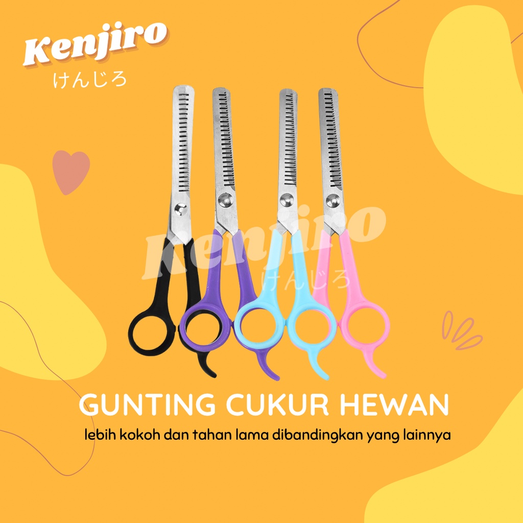 GUNTING CUKUR RAMBUT MOTIF 6 - Gunting Rambut Bulu Kucing Anjing Kelinci Grooming