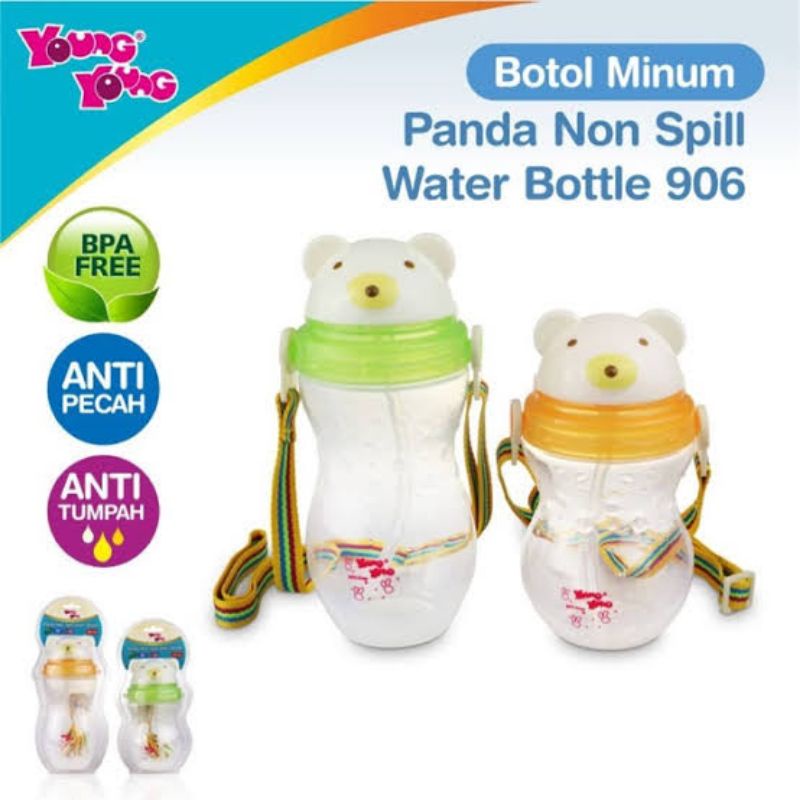 Young Young Botol Minum Panda Water 906 / Botol Minum Anak