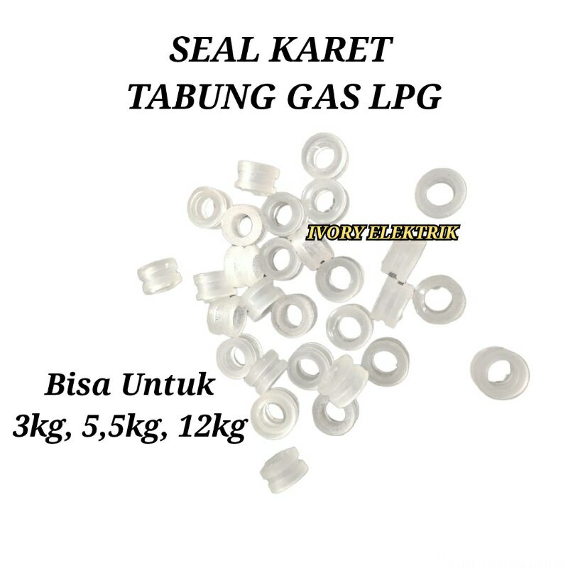 KARET SEAL TABUNG GAS LPG 3KG 5KG 2KG WARNA PUTIH / SEAL TABUNG GAS PUTIH