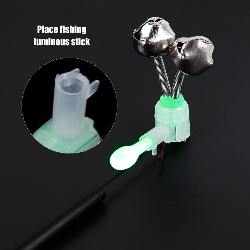 5pcs/set Twin Spiral Lonceng Ikan Alarm Klip Pancing Klip Pancing Aksesoris