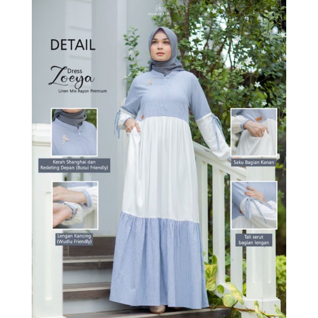 Dress Motif Terbaru √ ZOEYA DRESS BY AR RAFI || An Niha Collection