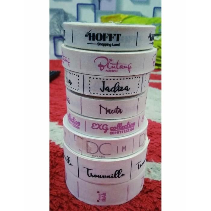 

Limited Label Baju/Label Hijab/Label Masker Uk 2 Cm/Label Gamis/Label 049