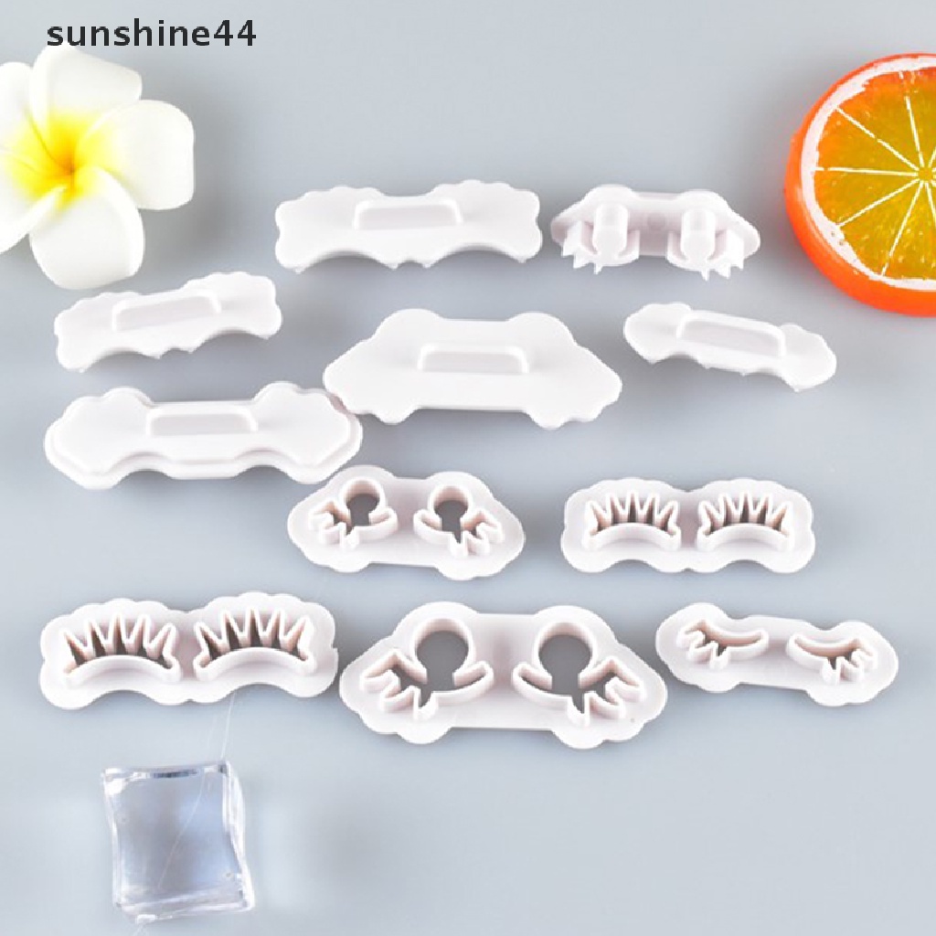 Sunshine Set Stamper / Cetakan Kue / Biskuit Bentuk Mata / Bulu Mata Kartun