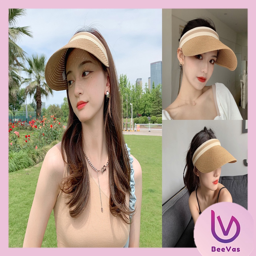 BV.ID TP946 Topi Pantai Fashion Wanita Korea Topi bandana anti silau Topi Bando Golf Sporty