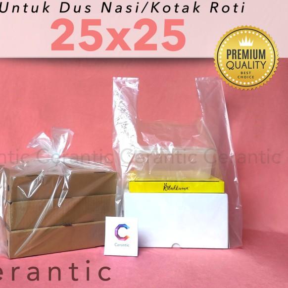 

Kresek Bening Transparan 25x25 PE TEBAL untuk Box Dus 25x25 cm
