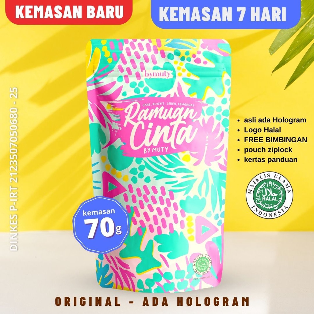 Ramuan Cinta by Muti untuk Asam Lambung Diet Insomnia Promil 70 Gram