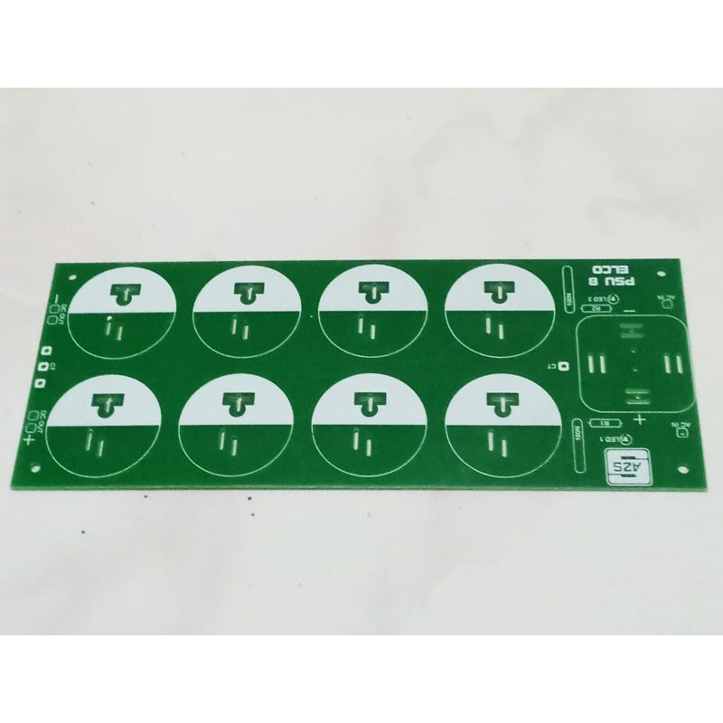 PCB PSU 8 Elco Dioda Bridge Model kotak ataupun sisir