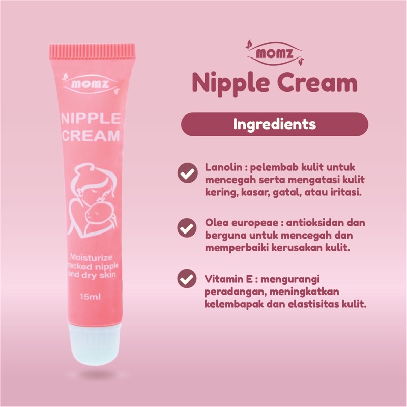 Nipple Cream - Momz Nipple Cream - isi 15ml