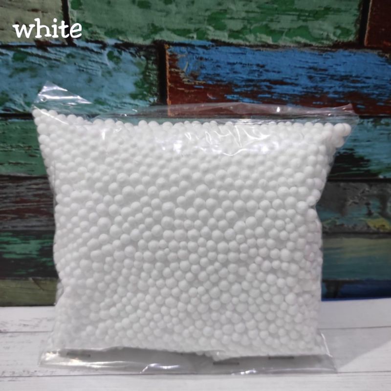 

butiran styrofoam warna butiran gabus