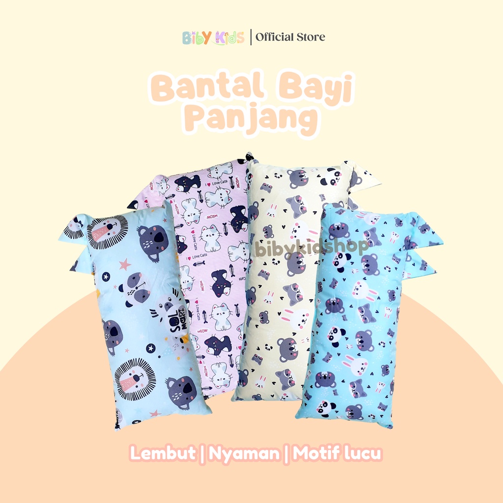 Bantal Bayi Panjang Guling Bayi Karakter Lucu Newborn Hugging Pillow Baby Perlengkapan Tidur Anak Bayi Murah