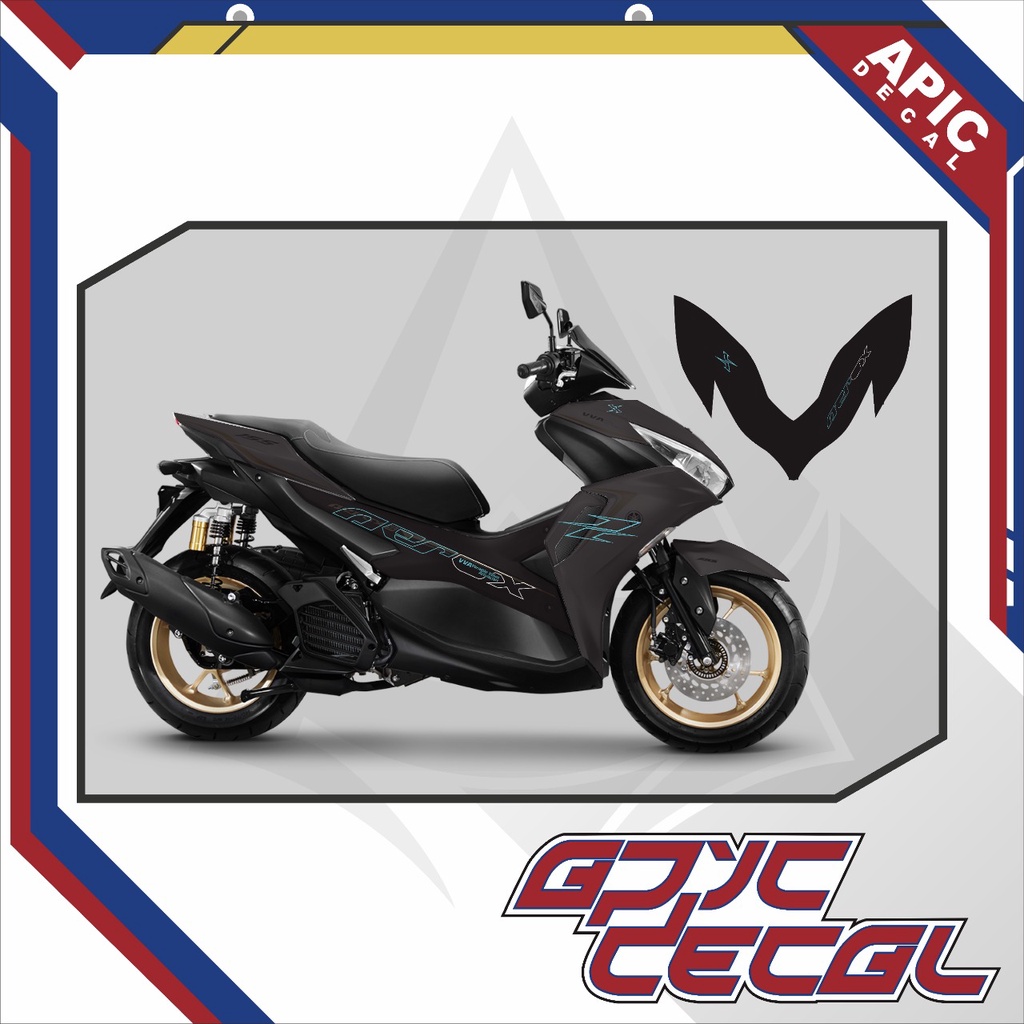 STIKER CUTTING AEROX 155 ALA CYBER CITY