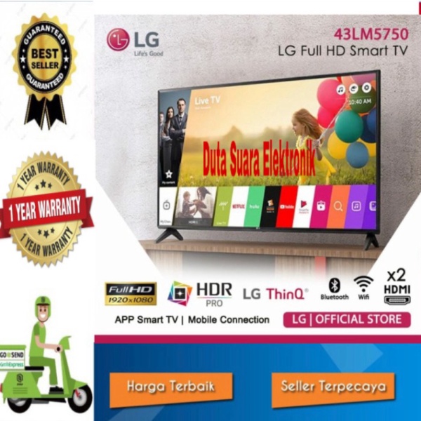 LED Smart TV LG 43 Inch 43LM5750 43LM5750PTC FHD - TV ONLY Limited