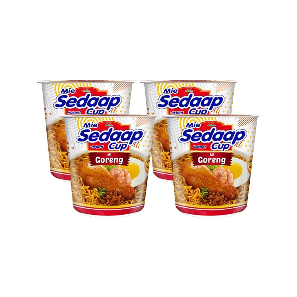 

Sedaap Mie Instan Goreng Cup 4 x 85 gr