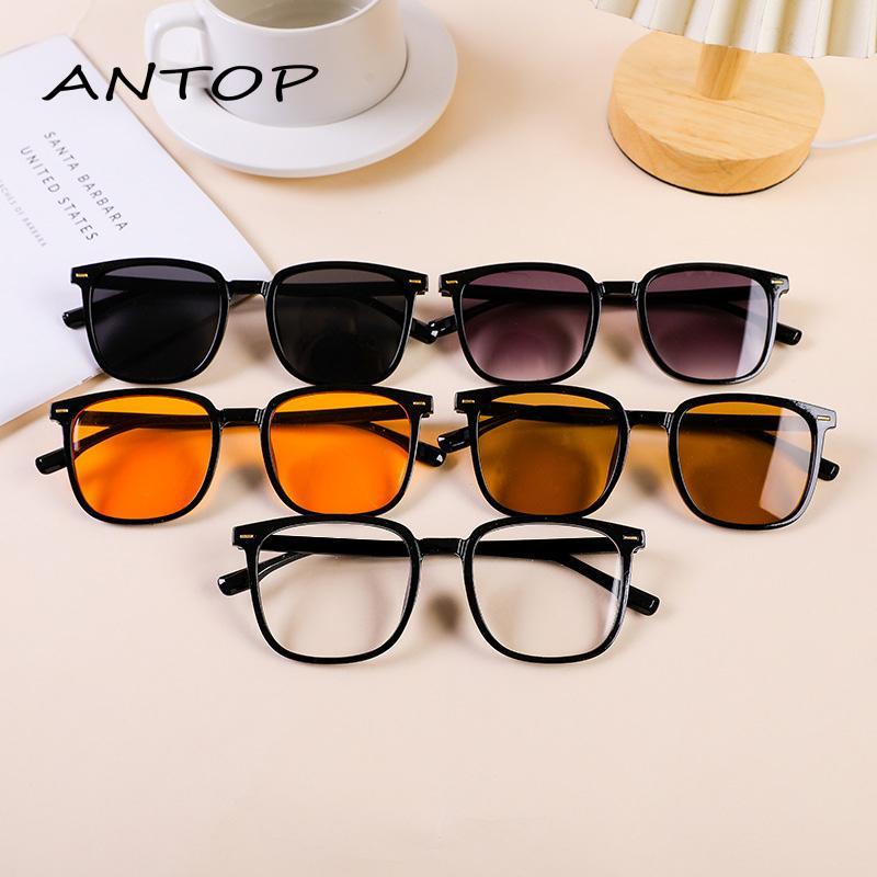 Korean Kacamata Pria dan Wanita Hitam Import Retro Vintage Sunglasses【ai】