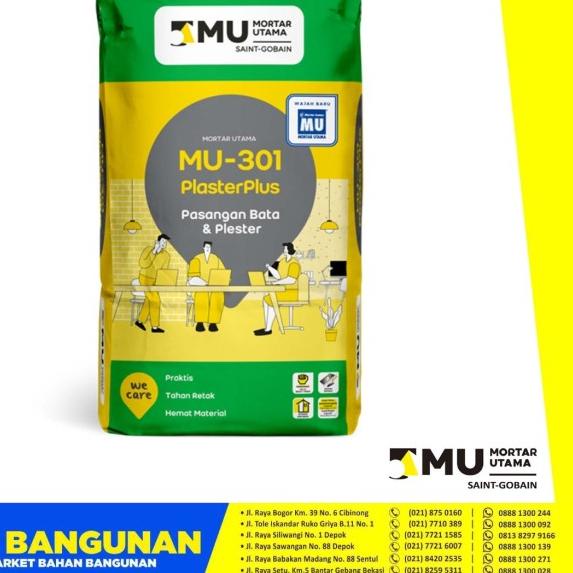 MU 301 PLASTERPLUS / PLESTER DINDING 40KG