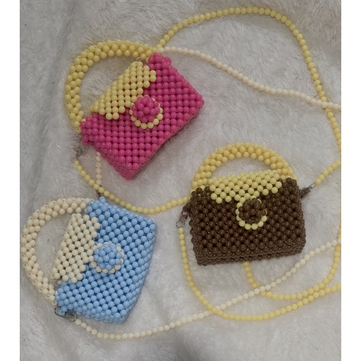 Jelita Bead Bag Beaded Bag Tas Manik Akrilik Tas Manik manik