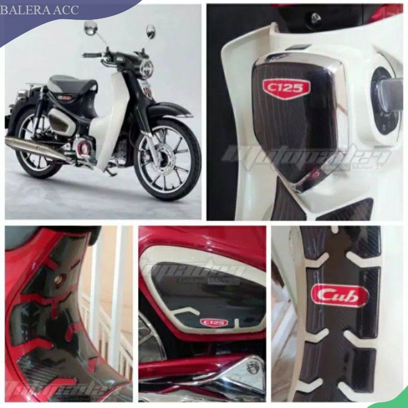 Stiker Sticker Resin Timbul Fullset Honda Super Cub C125