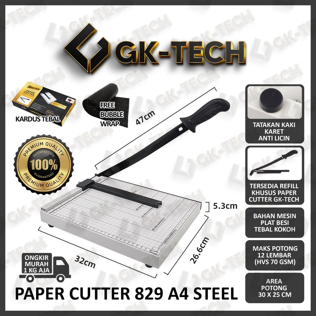 Jual Paper Cutter A4 ( Alat Potong / Mesin Pemotong Kertas HVS, Sticker