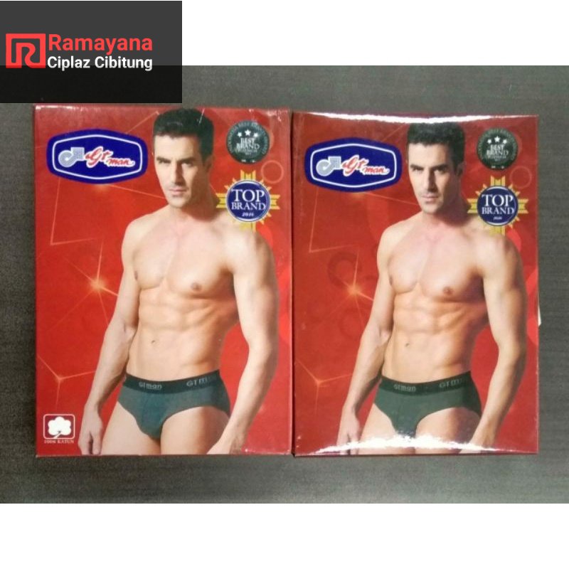 Celana Dalam Gt Man 2 Kotak Rp 100.000 / Underwear / Ramayana Cibitung