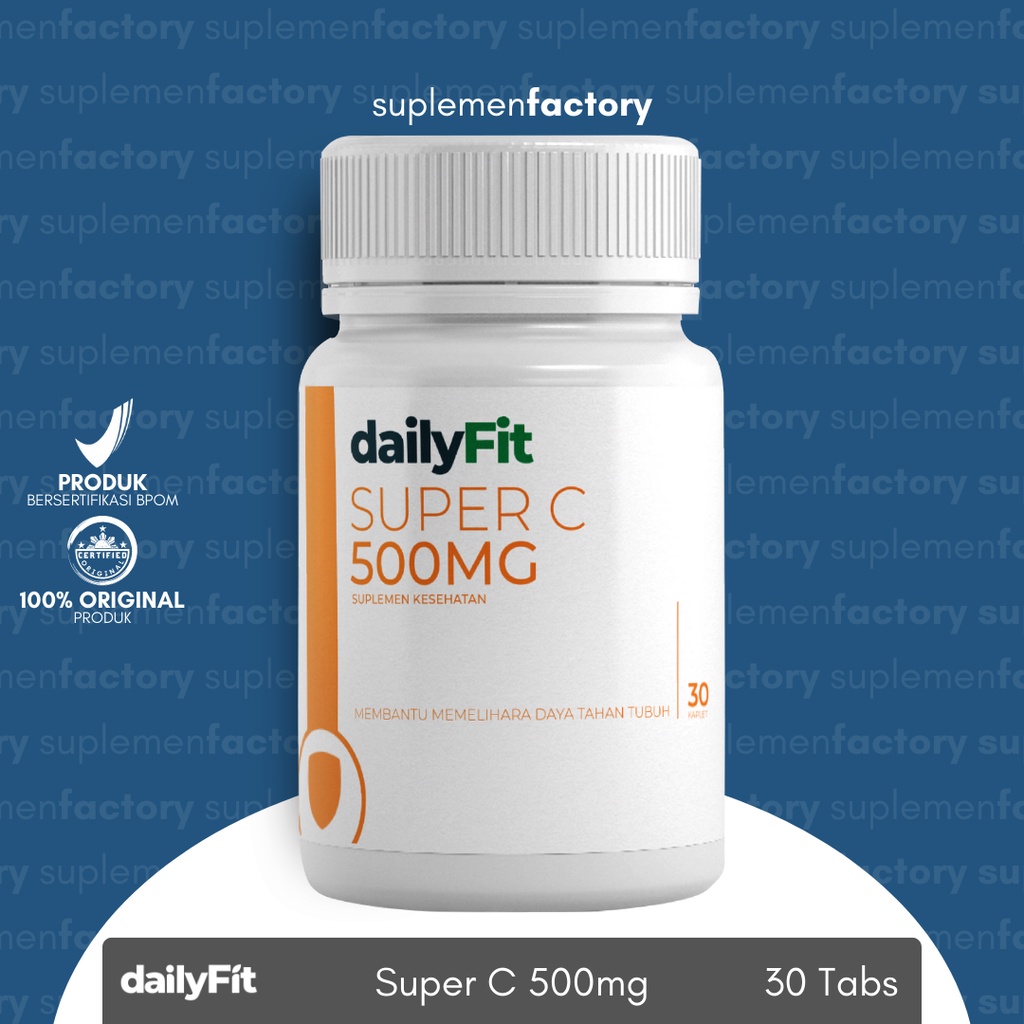 DailyFit Super C 500 Mg 30 Kapsul Vitamin C