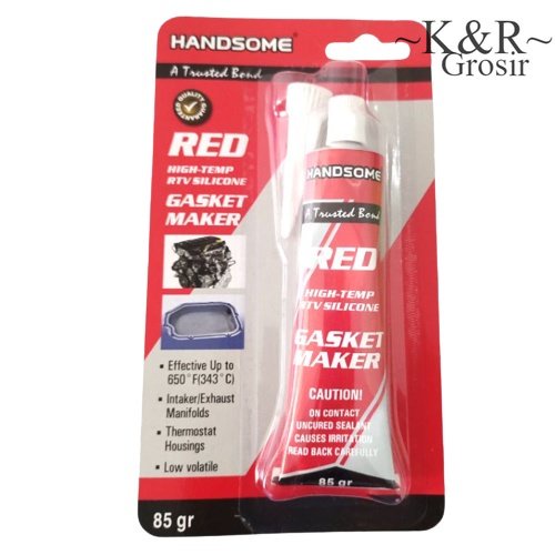 

Handsome Lem Gasket Merah tahan panas 85 g high quality
