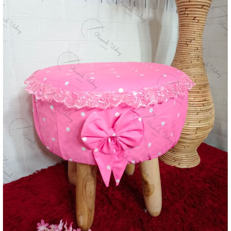 cover stool shabby