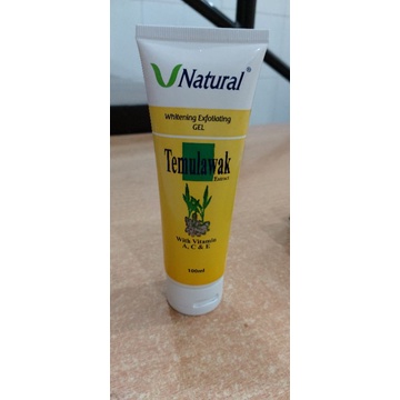 V Natural Whitening Exfoliating Gel Temulawak / Vnatural