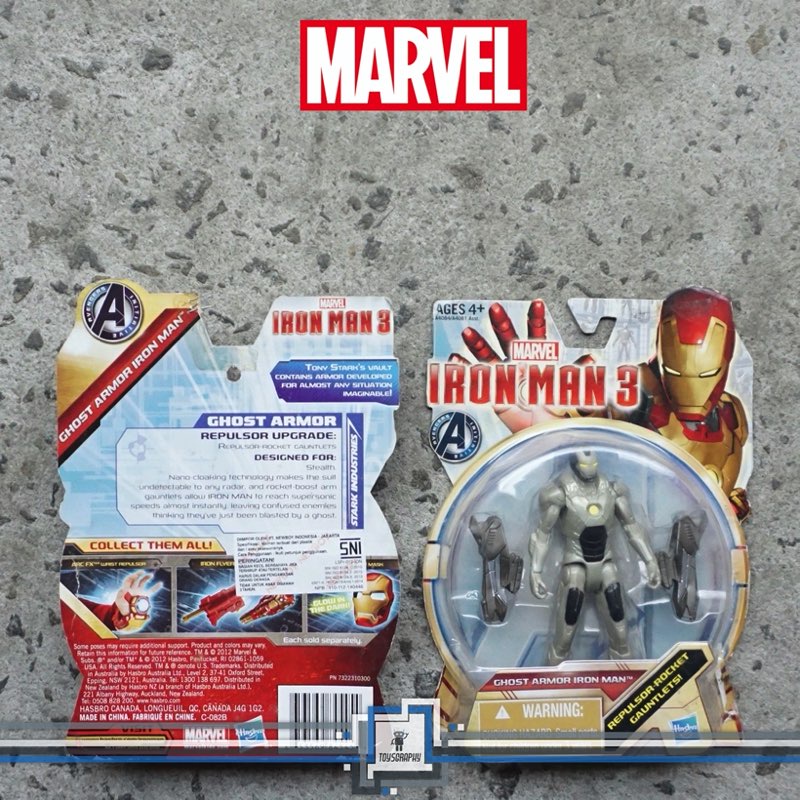 Iron Man 3 Ghost Armor Ironman Action Figure 3,75 Inch Marvel Universe