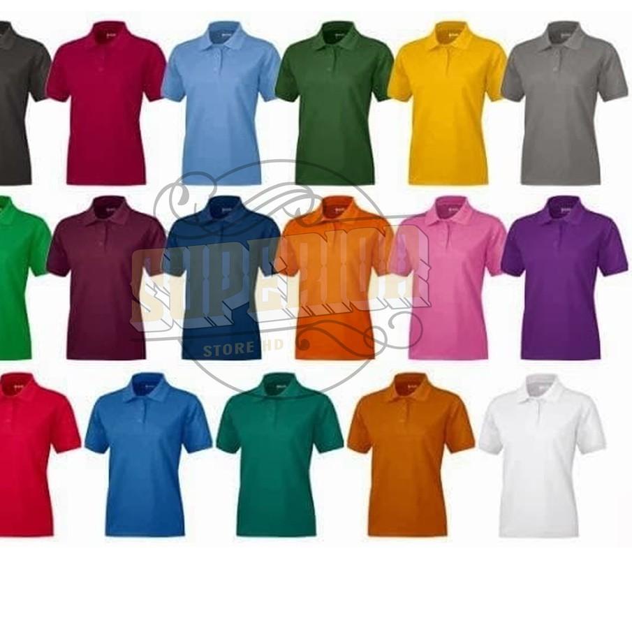 ➨ Kaos Kerah Polo Shirt Berkerah Polos Pria M -XL ✩