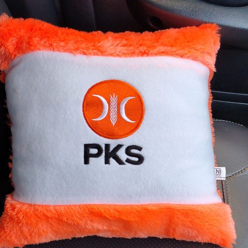 Bantal PKS orange bordir komputer