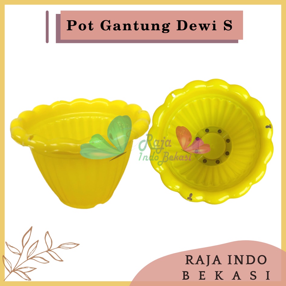 LUSINAN Pot Gantung Dewi S Putih Hitam Merah BataTerracota Terracotta Merah Coklat Biru Hijau Kuning Pot Gantung Renda 20 Putih Pot Bunga Gantung Murah Grosir Unik Plastik Putih