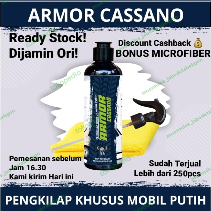 Wash Moormiles Pengkilap Dan Pembersih Mobil Putih Armor Cassano